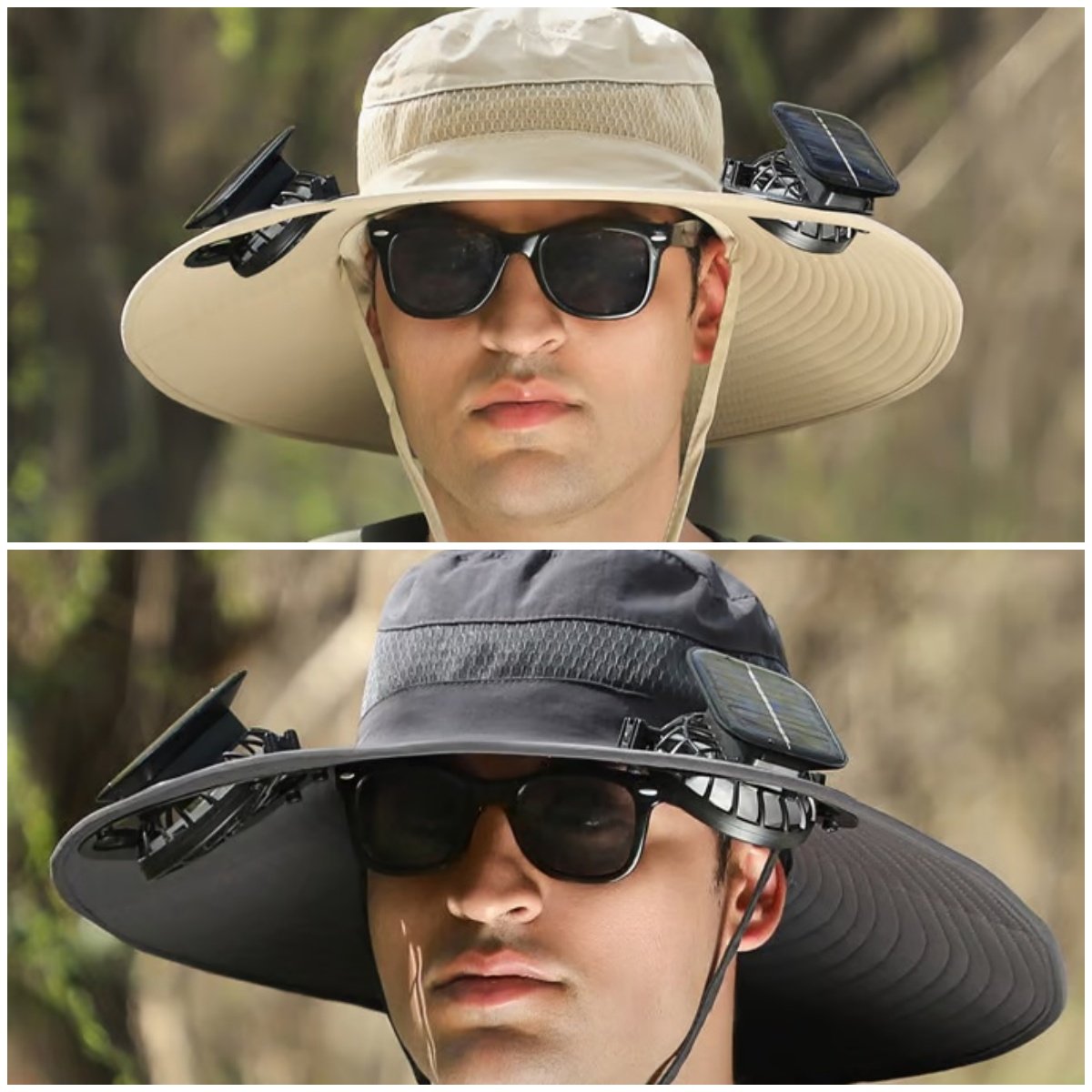 🏆 50K+ SOLD! 49% OFF – Almost Gone-⚡2025 New Ultralight Solar Fan Sun Hat – Lighter Than a Baseball!⚾(Only 11oz)
