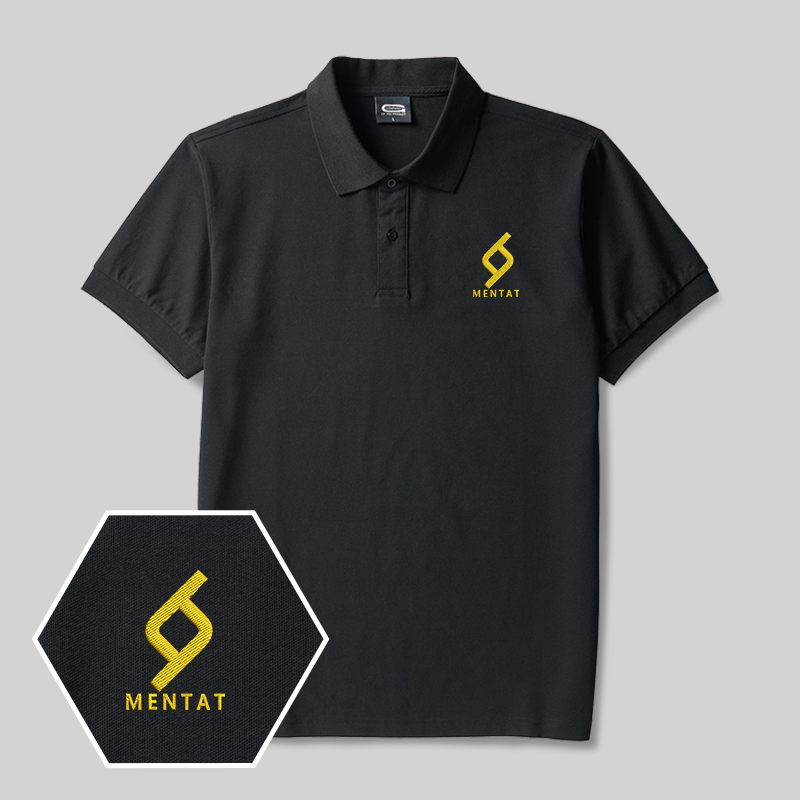 Mentat Geek Embroidered Polo Shirt