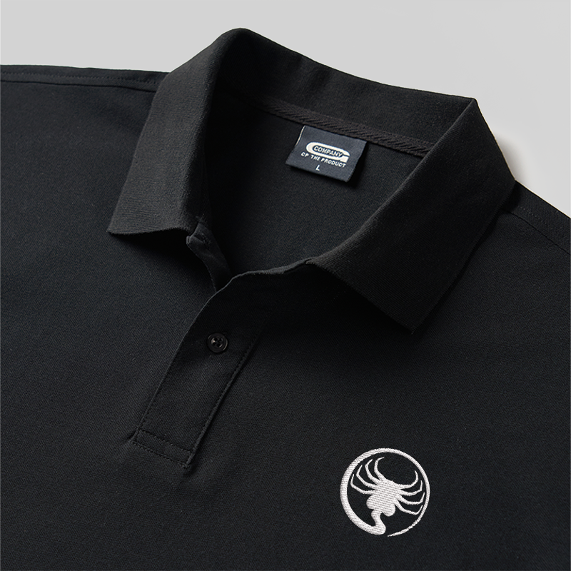 Facehugger Geek Embroidered Polo Shirt