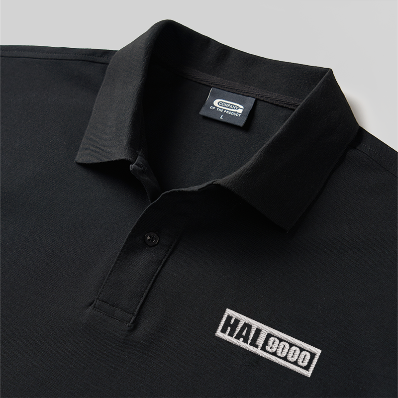HAL 9000 Systems Geek Embroidered Polo Shirt
