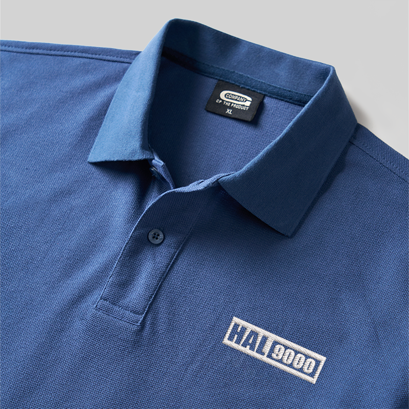 HAL 9000 Systems Geek Embroidered Polo Shirt
