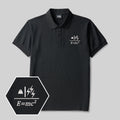 Mass to Energy Geek Embroidered Polo Shirt