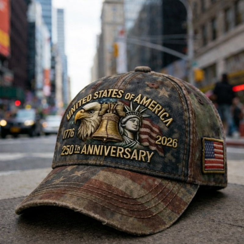 US 250th Anniversary Casual Printed Hat