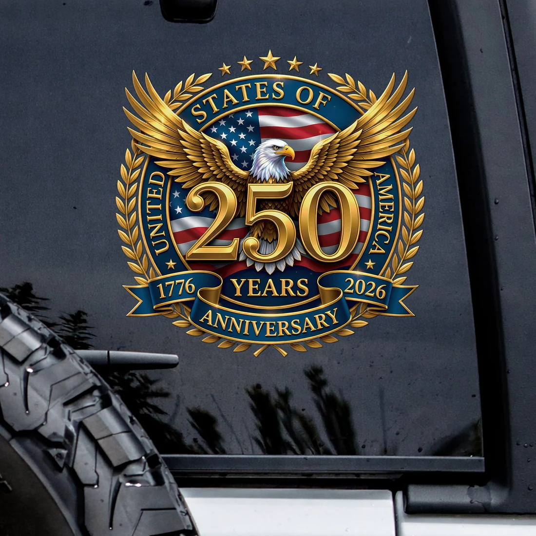 🔥 LIMITED TIME OFFER – 250th Anniversary Faith Freedom Patriotic Decal