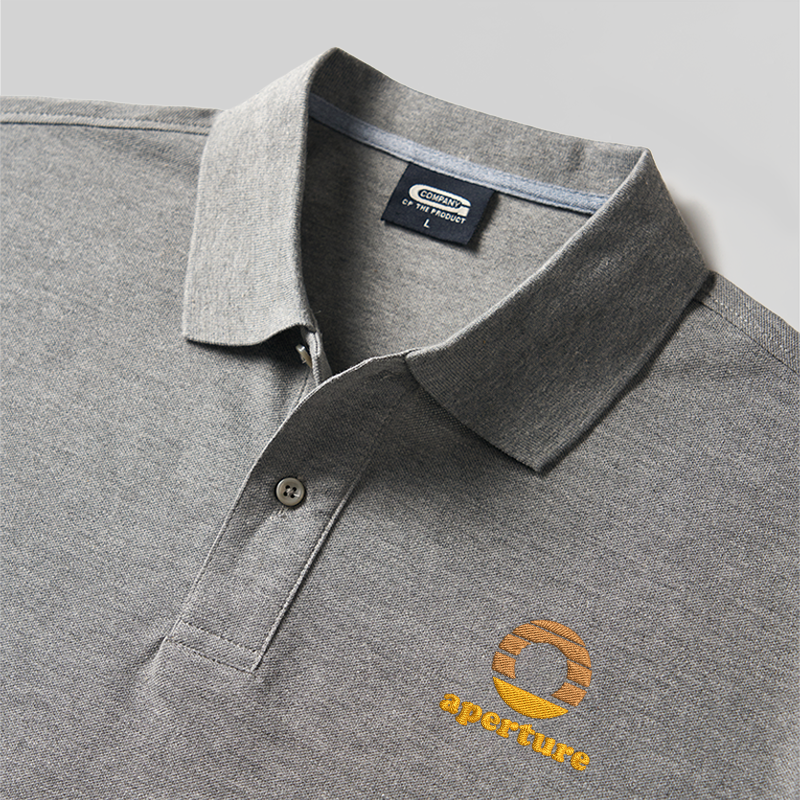 Aperture Geek Embroidered Polo Shirt