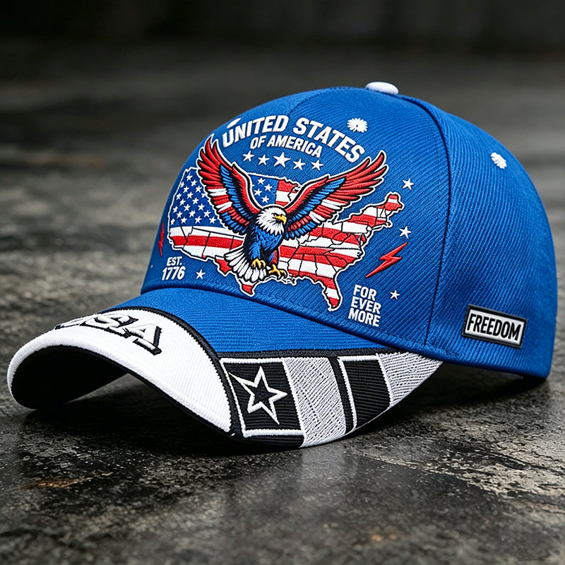 Unisex 250th Anniversary Art Print Casual Baseball Cap