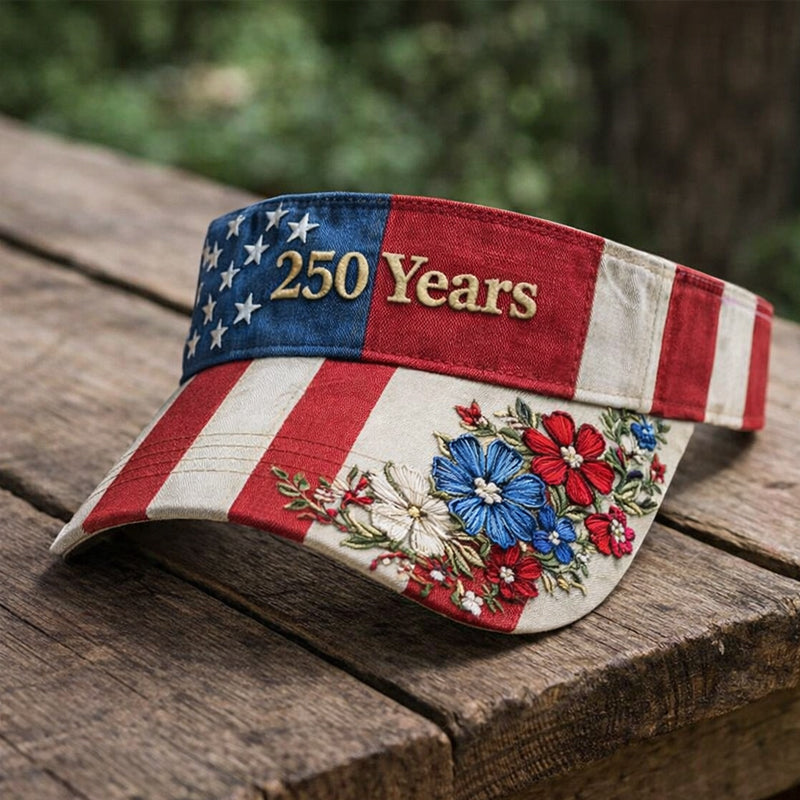 US 250th Anniversary Art Print Casual Tennis Cap