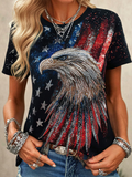 Women's Retro American 250th Anniversary Short-Sleeve T-Shirt