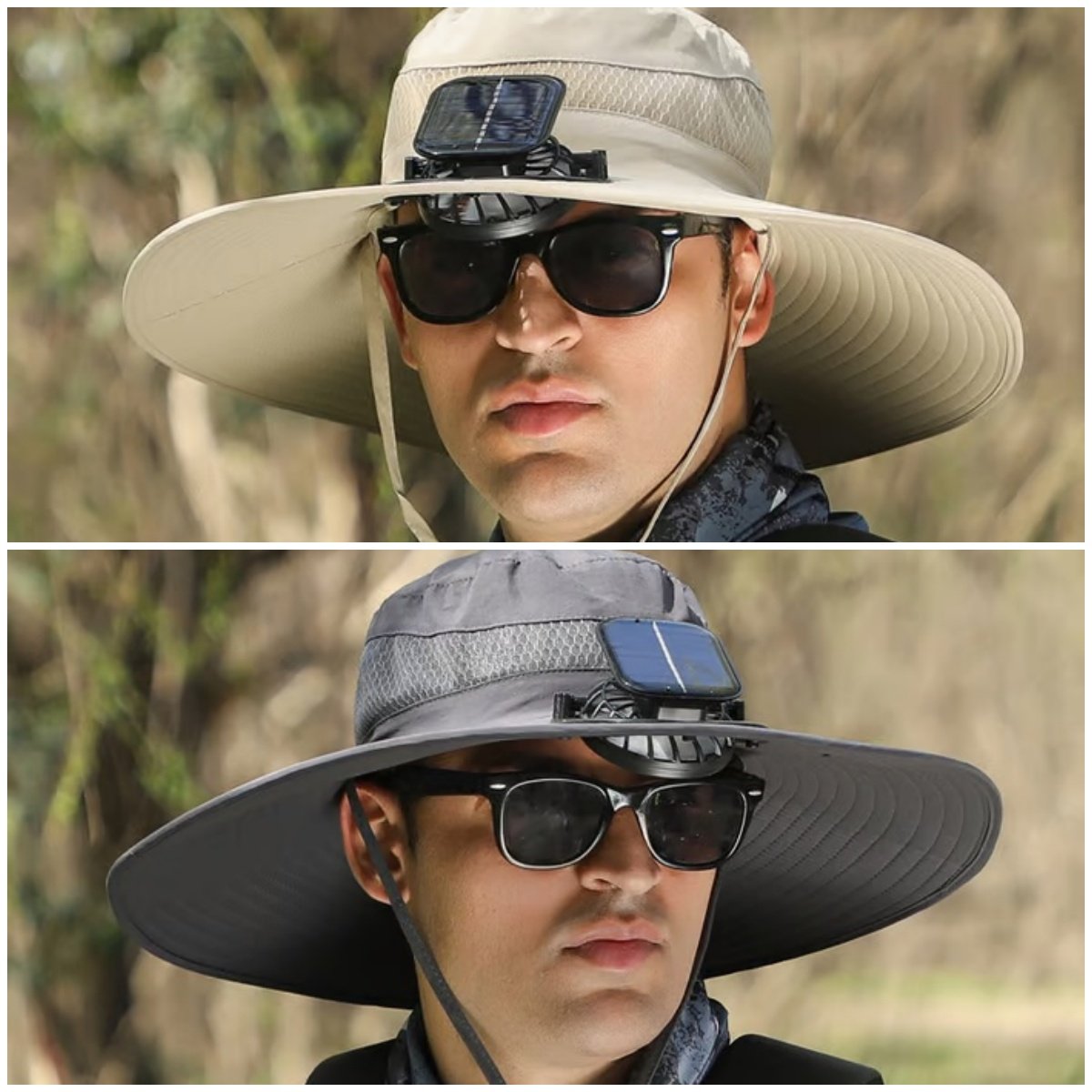 🏆 50K+ SOLD! 49% OFF – Almost Gone-⚡2025 New Ultralight Solar Fan Sun Hat – Lighter Than a Baseball!⚾(Only 11oz)
