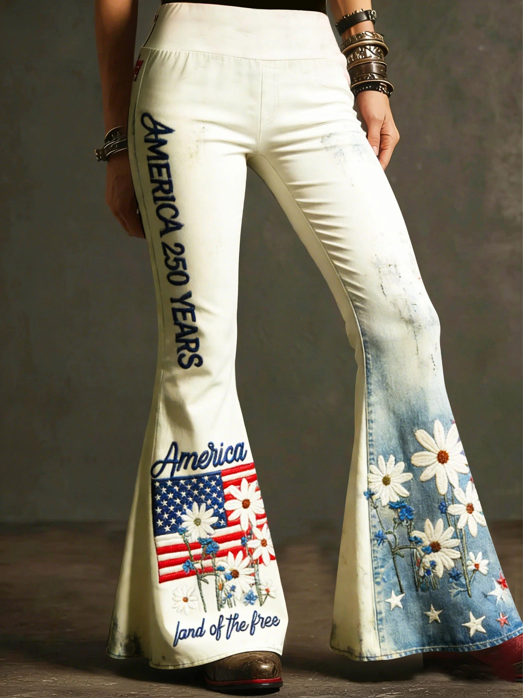 Ladies' Casual 250Th Anniversary Celebration Speaker Pants For The Founding Of The United States