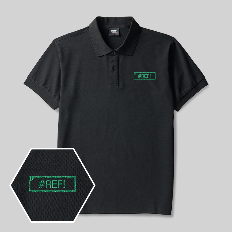 #REF! Geek Embroidered Polo Shirt